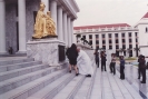 The inauguration ceremony of the monument commemorating the centenary of the first arrival in Thailand