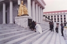 The inauguration ceremony of the monument commemorating the centenary of the first arrival in Thailand