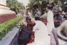 The inauguration ceremony of the monument commemorating the centenary of the first arrival in Thailand