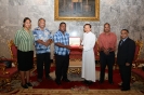 The guests from Naru visited Assumption University