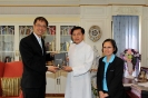 อธิการบดีมหาวิทยาลัยอัสสัมชัญ ให้การต้อนรับเลขาธิการสมาคมพระคริสตธรรมไทย