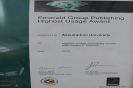  มหาวิทยาลัยอัสสัมชัญได้รับรางวัลสถาบันที่มีสถิติการเข้าใช้ฐานข้อมูล Emerald_4
