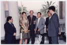 His Excellency Mr. Richard E. Hecklinger,  Ambassador of the United States of America to Thailand and his wife Carol Pratt Hecklinger