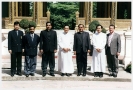 Administrators of Christ College of Bangalore, India, visiting Hua Mak Campus