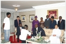 H.E. Prof. Gilbert Balibaseka Bukenya, Vice   President of Uganda and entourage