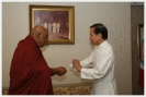 Bishop Paiboon and the Venerable Dr. Ashin Nasissara, President of SITAGU, Myanmar