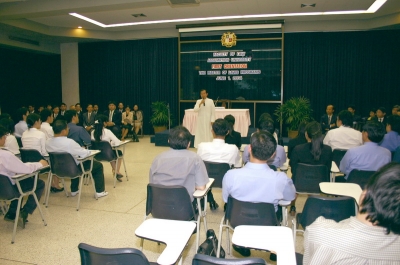 First Orientation of the Master of Laws Programs 2004_13