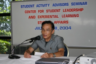 Student Activity Advisors Seminar 2004_21