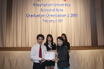 Arts Graduation Orientation for semester  2/2010_34
