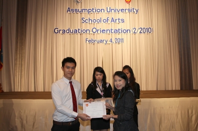 Arts Graduation Orientation for semester  2/2010_35