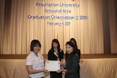 Arts Graduation Orientation for semester  2/2010_36
