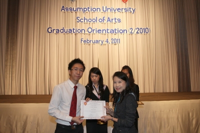 Arts Graduation Orientation for semester  2/2010_37