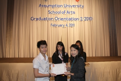 Arts Graduation Orientation for semester  2/2010_39