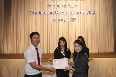 Arts Graduation Orientation for semester  2/2010_44