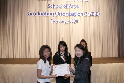 Arts Graduation Orientation for semester  2/2010_47
