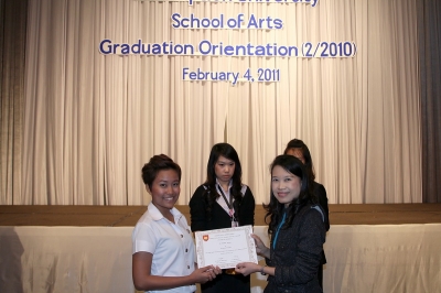 Arts Graduation Orientation for semester  2/2010_48