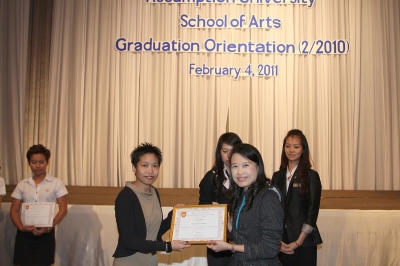 Arts Graduation Orientation for semester  2/2010_49