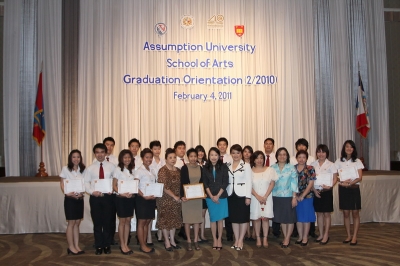 Arts Graduation Orientation for semester  2/2010_50