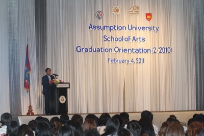 Arts Graduation Orientation for semester  2/2010_56