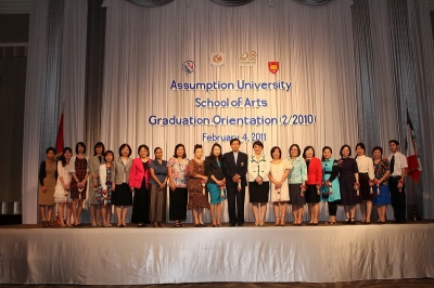 Arts Graduation Orientation for semester  2/2010_60