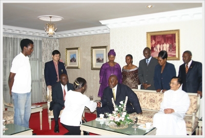 H.E. Prof. Gilbert Balibaseka Bukenya, Vice   President of Uganda and entourage_10