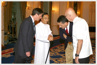 Rev. Brian Linnane, S.J., President of Loyola College in Maryland, USA, and Faculty Members_2